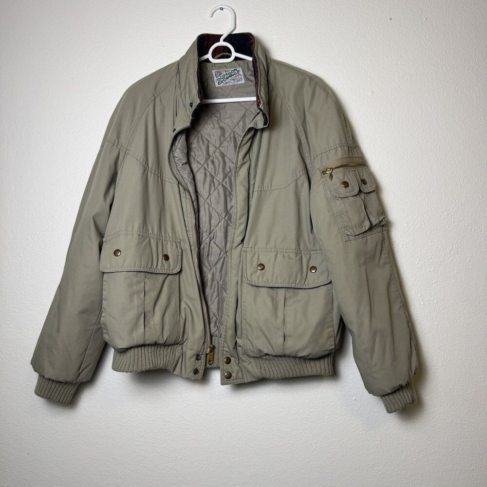 Vintage Outdoor Exchange Mens Medium Bomber Jacket Gorpcore 80s Montgomery Ward